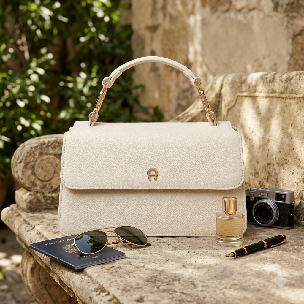 Shoulder Bag M (in Off-White / Pearl White)