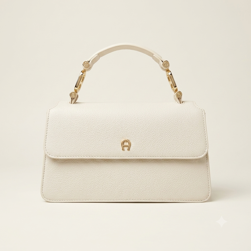 Shoulder Bag M (in Off-White / Pearl White)